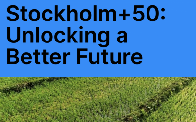 New report lays the foundation for Stockholm +50